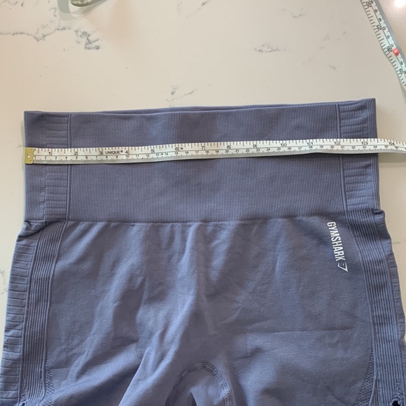 Gymshark Energy Seamless 17" High-Rise Cropped Leggings Lavender SzM - Picture 6 of 9